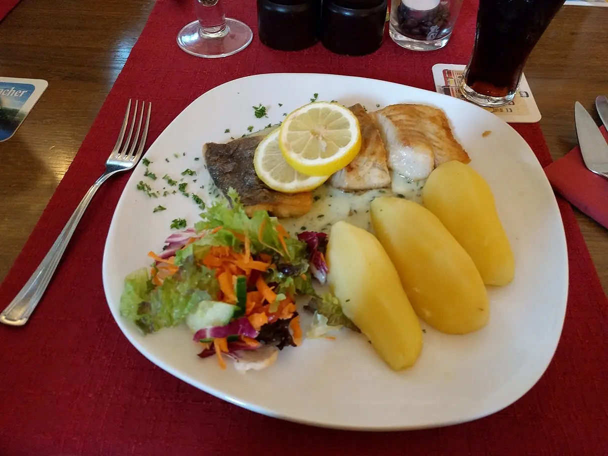 Verschiedene Fischfilets - natur gebraten